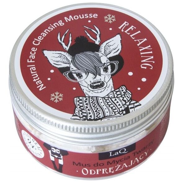 LaQ Naturalny Mus Do Mycia Twarzy Odprężający Pralinka 100 ml