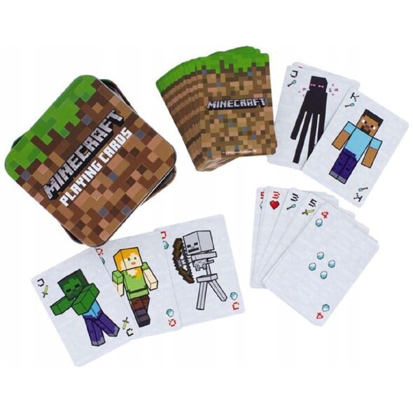 Karty Karty Do Gry Minecraft Steve Creeper Alex Prezent