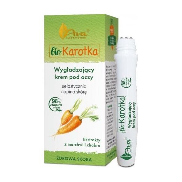 Ava Bio Karotka - wygładzający krem pod oczy (roll-on) 15ml