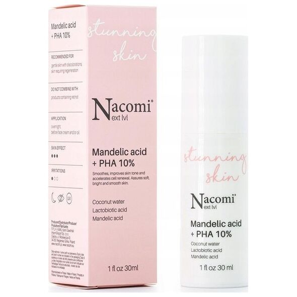 Nacomi NACOMI_Next Level Mandelic Acid + PHA 10% serum z kwasem migdałowym 30ml
