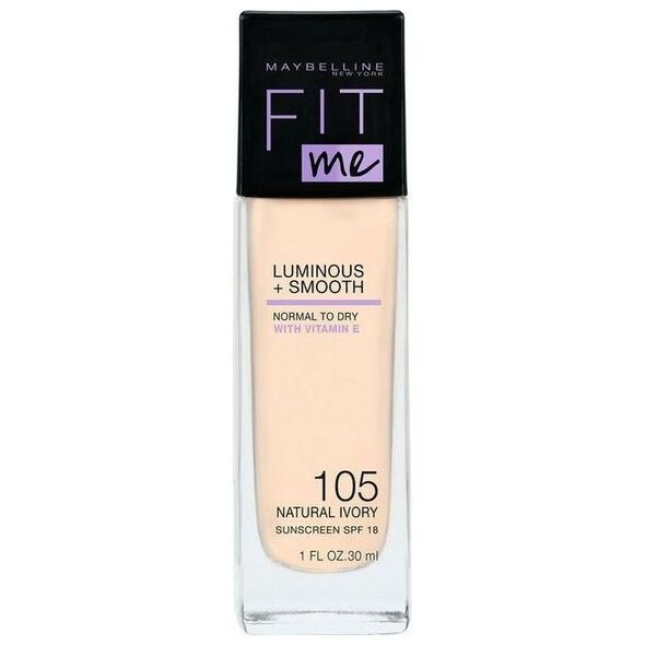 Maybelline  Fit Me Luminous & Smooth Podkład do twarzy 105 Natural Ivory 30 ml