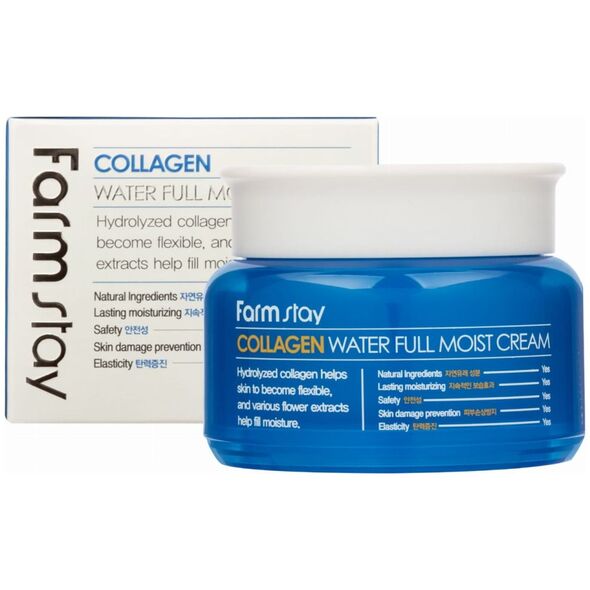 Farmstay Collagen Water Full Moist Cream kolagenowy nawilżający krem do twarzy 100g