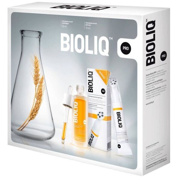 BioliQ Pro zestaw intensywne serum pod oczy 15ml + intensywne serum nawilżające 30ml