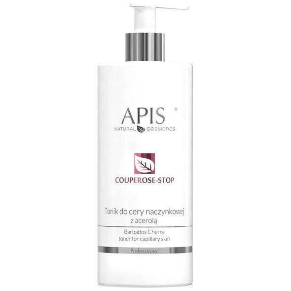 Apis Couperose-Stop Toner tonik do cery naczynkowej z acerolą 500ml