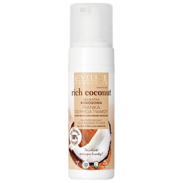 Eveline  Pianka do mycia twarzy Kokosowa 150 ml
