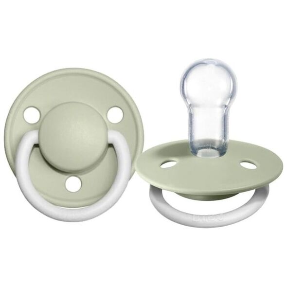 Bibs Bibs De Lux Smoczek uspokajający silikonowy Sage Night 0-36 m Bibs
