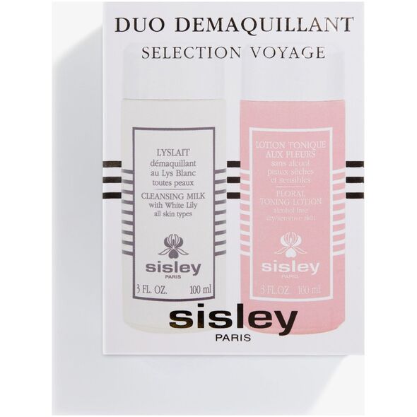 Sisley SISLEY SET (DUO DEMAQUILLANT CLEANSING MILK WITH WHITE LILY 100ML + FLORAL TONINNG LOTION 100ML)