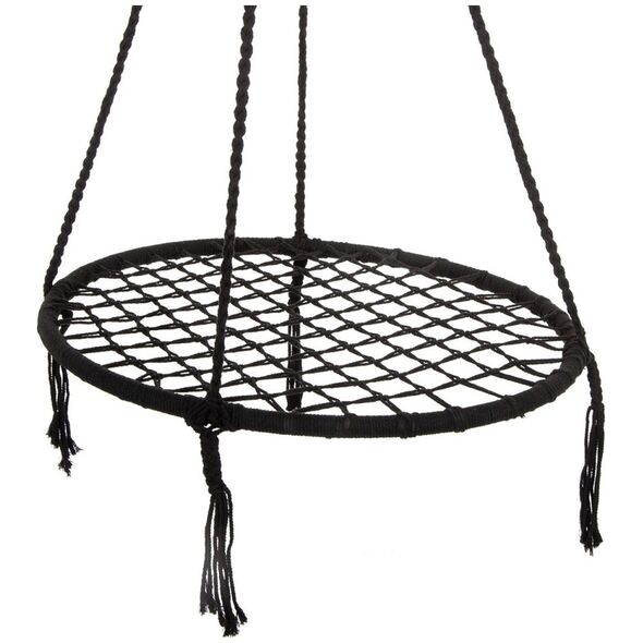 Huśtawka Royokamp  Hamak ażurowy 80cm czarny