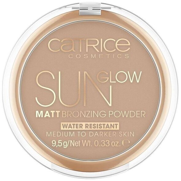 Catrice CATRICE_Sun Glow Matt Bronzing Powder Water Resistant Medium Skin puder brązujący 035 Universal Bronze 9,5g