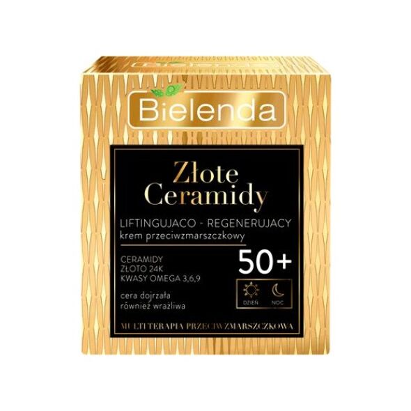 Bielenda Złote ceramidy Krem przeciwzmarszczkowy 50+
