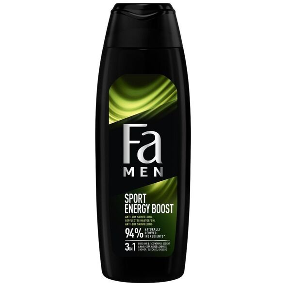 Fa Fa Men Xtreme Sport Energy Boost Shower Gel żel pod prysznic do mycia ciała i włosów dla mężczyzn 750ml