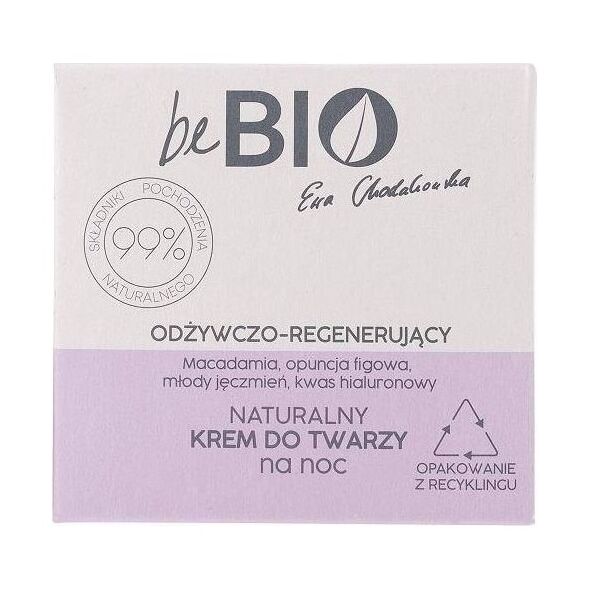 BeBio Naturalny krem do twarzy na noc odżywczo-regenerujący 50ml