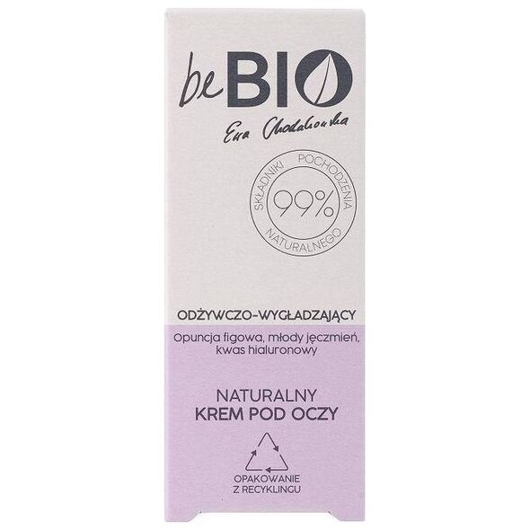 BeBio BeBio Ewa Chodakowska Naturalny krem pod oczy odżywczo-wygładzający 15ml