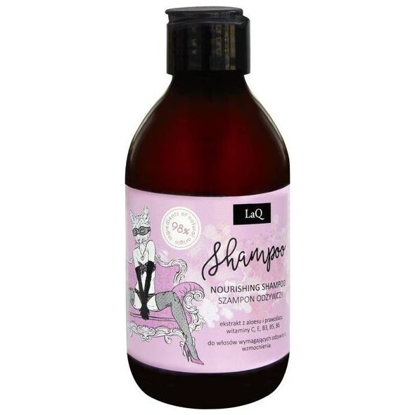 LaQ LaQ Nourishing Shampoo odżywczy szampon do włosów Kocica Piwonia 300ml