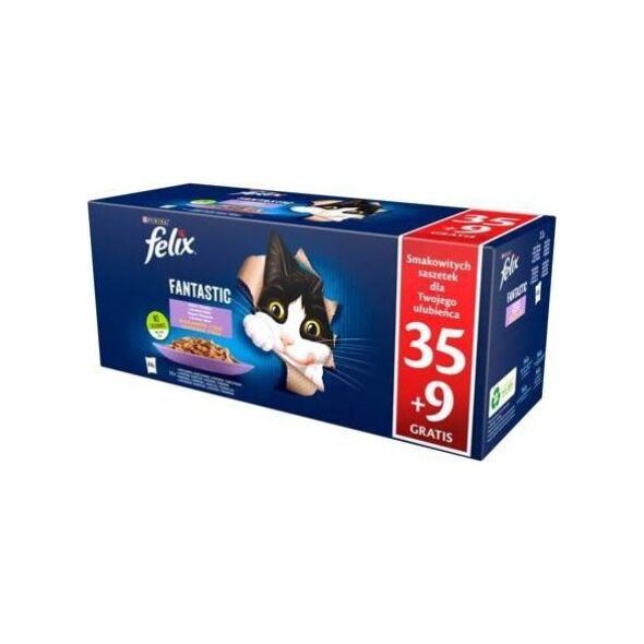 Felix Felix w galaretce MIX MIĘSNY saszetka 44x85g