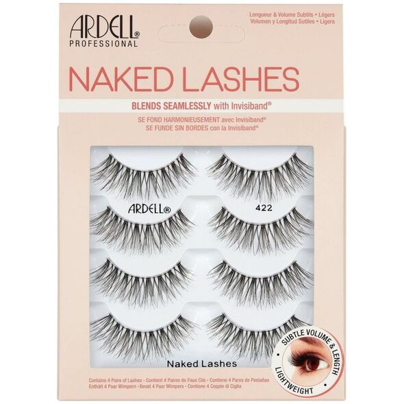 Ardell Ardell Naked Lashes 422 Sztuczne rzęsy 4szt Black