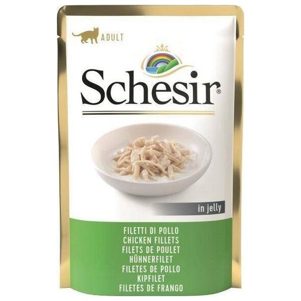 Schesir SCHESIR KOT sasz.85g FILETY KURCZAKA w galaretce