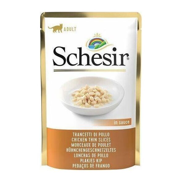 Schesir SCHESIR KOT sasz.85g KURCZAK w sosie