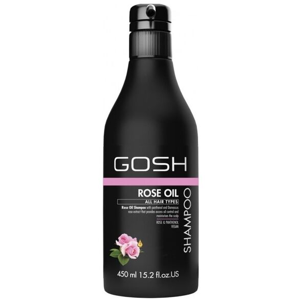 Gosh GOSH szampon do włosów ROSE OIL 450ml