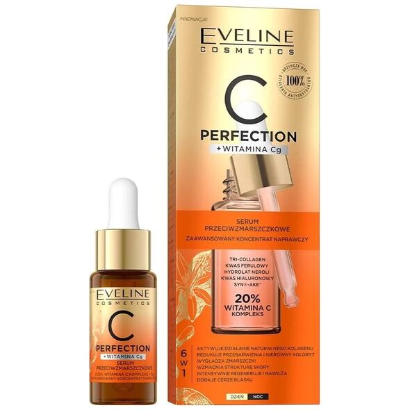 Eveline EVELINE C Perfection SERUM PRZECIWZMARSZCZKOWE 20% witaminy C
