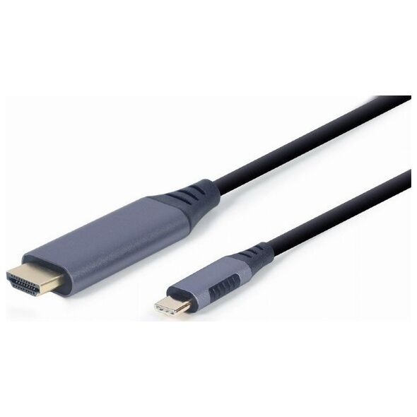 Kabel USB Gembird USB-C - HDMI 1.8 m Czarny (CC-USB3C-HDMI-01-6)