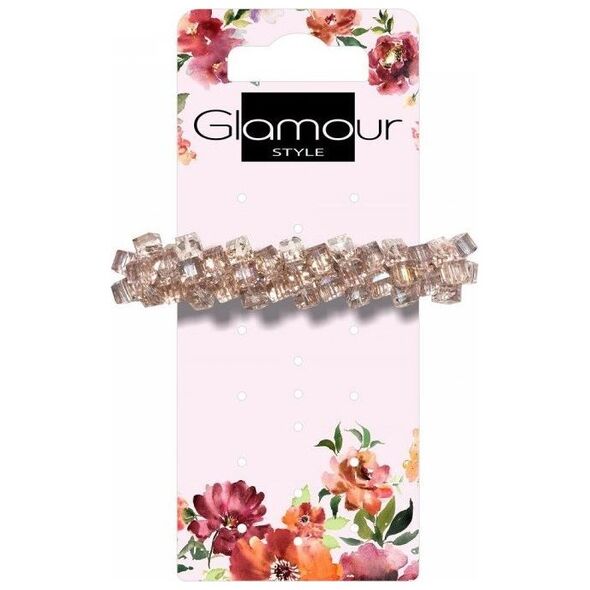 Glamour GLAMOUR_Spinka automatyczna do włosów z kryształkami