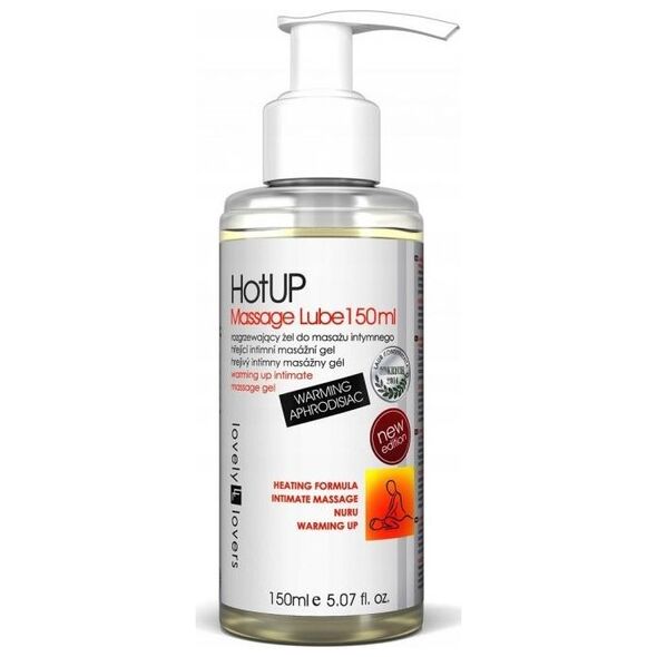 Lovely Lovers LOVELY LOVERS_Hot Up Massage Lube rozgrzewający intymny żel do masażu 150ml
