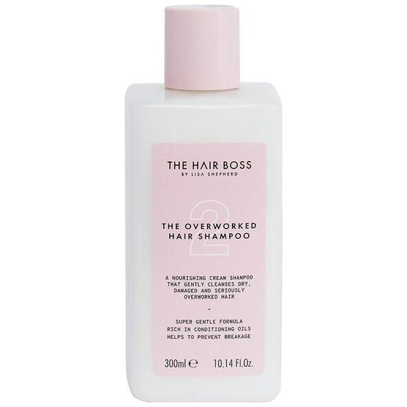 The Hair Boss THE HAIR BOSS_By Lisa Shepherd The Overworked Hair Shampoo głęboko odżywczy szampon do włosów suchych i zniszczonych 300ml