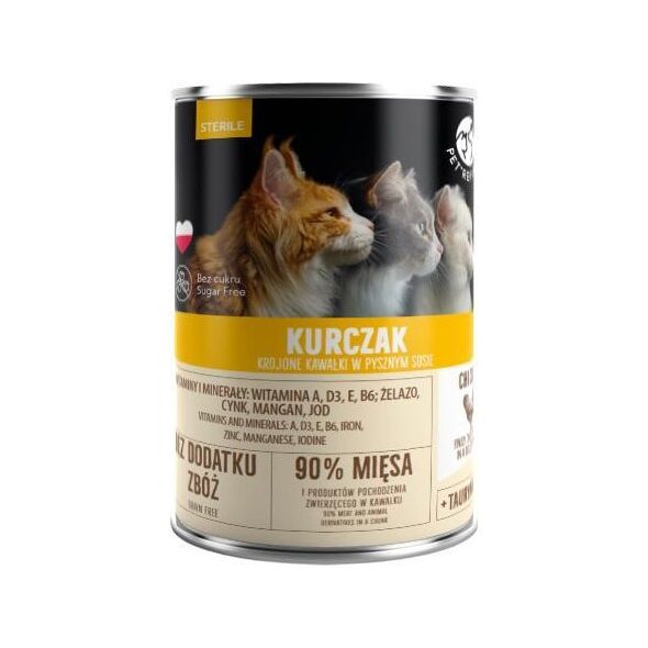 Pet Republic KOT STERILE puszka KURA sos /6 400g
