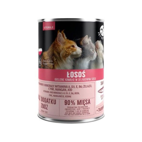 Pet Republic KOT STERILE puszka ŁOSOŚ sos /6 400g