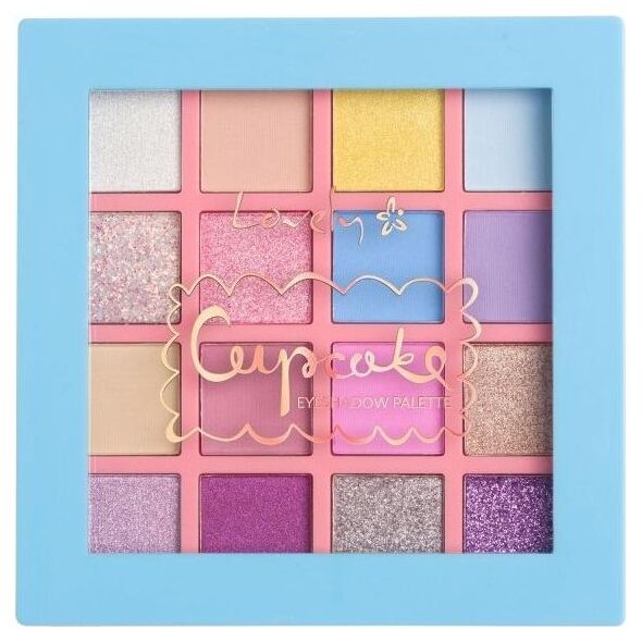 Lovely LOVELY_Cupcake Eyeshadow Palette paleta 16 cieni do powiek