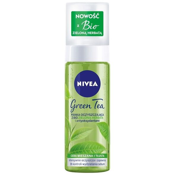 Nivea Green Tea oczyszczająca pianka do twarzy co dery tłustej i mieszanej 150ml