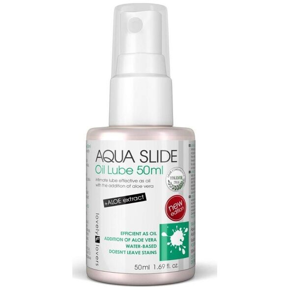 Lovely Lovers LOVELY LOVERS_Aqua Slide Oil Lube olejek intymny na bazie wody z aloesem 50ml