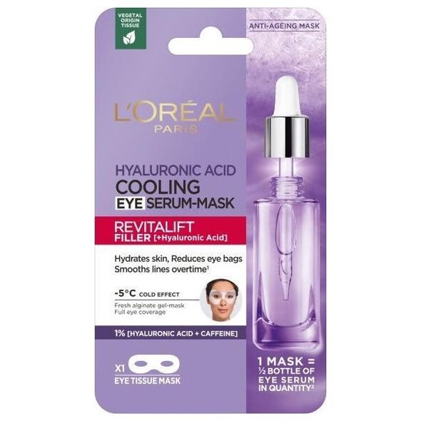 L’Oreal Paris LOREAL_Revitalift Filler Hyaluronic Acid Cooling Eye Serum-Mask chłodząca maska z serum pod oczy 11g