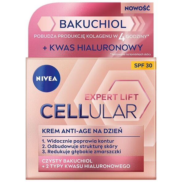 Nivea Cellular Expert Lift Bakuchiol krem przeciwstarzeniowy na noc 50ml
