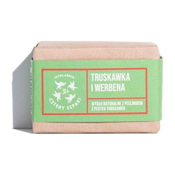 Mydlarnia Cztery Szpaki Cztery Szpaki Mydło Truskawka i werbena - 110 g