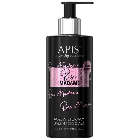 Apis APIS Rose Madame Rozświetlajacy balsam do ciała 300ml