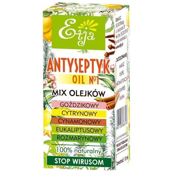 Etja ETJA Kompozycja naturalnych olejków eterycznych - Antyseptyk-Oil 10ml