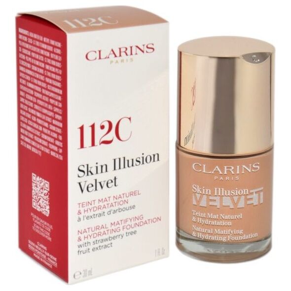 Clarins CLARINS SKIN ILLUSION VELVET FOUNDATION 112C 30ML