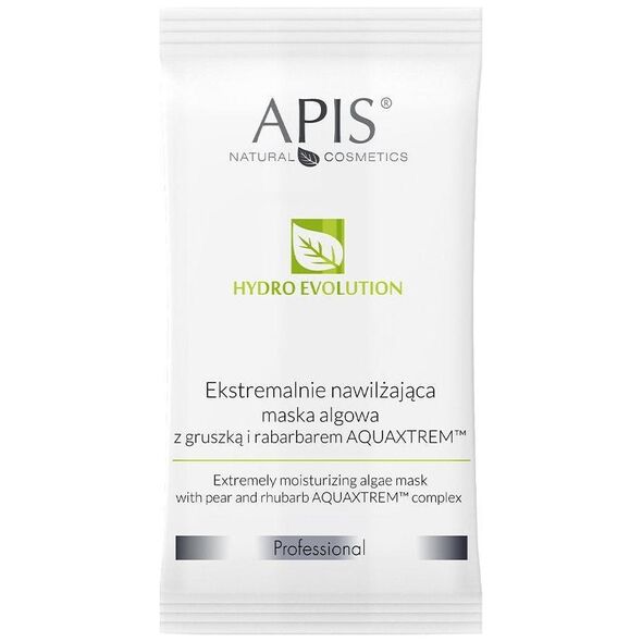 Apis APIS_Hydro Evolution Moisturizing Algae Mask ekstremalnie nawilżająca maska algowa z gruszką i rabarbarem 20g