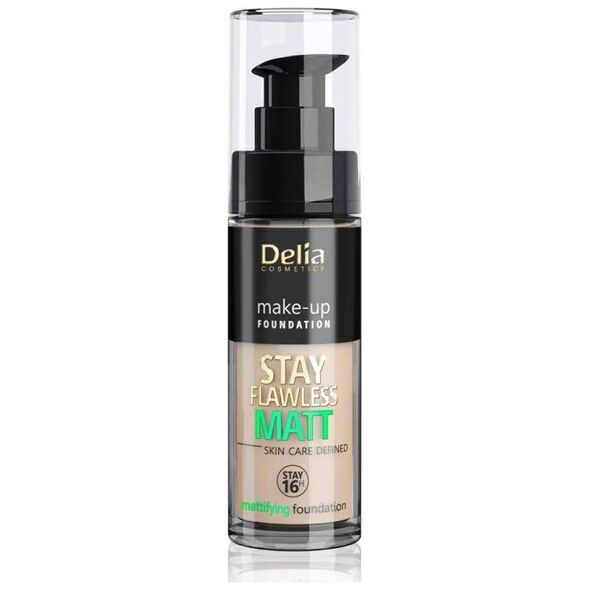 Delia Delia Cosmetics Stay Flawless Matt Podkład matujący 16H nr 405 Peach Natural 30ml