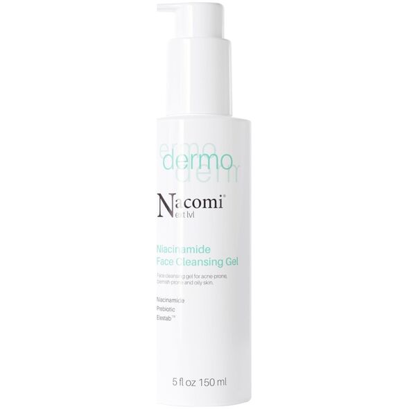 Nacomi Level Dermo - Oczyszczający żel do mycia twarzy 150 ml