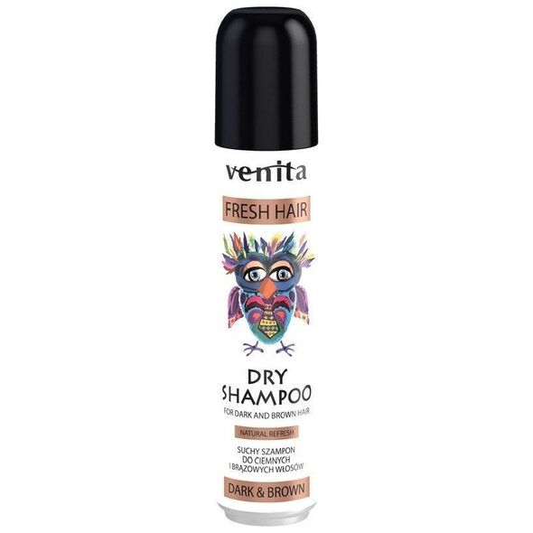 VENITA_Fresh Hair Dry Shampoo suchy szampon do włosów Dark &amp| Brown 75ml