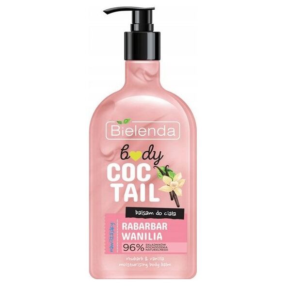 Bielenda Bielenda Body Coctail Nawilżający balsam do ciała Rabarbar + Wanilia 400 ml