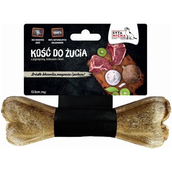 Syta Micha SYTA MICHA Kość do żucia dla psa z kiwi i kokosem 13,5cm