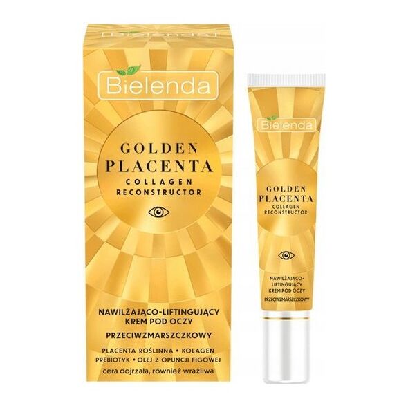 Bielenda Bielenda Golden Placenta Nawilżająco - Liftingujący Krem pod oczy przeciwzmarszczkowy 15ml