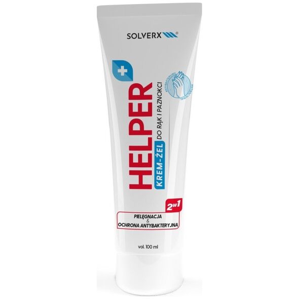 Solverx SOLVERX Helper Krem-żel 2w1 do rąk i paznokci 100ml
