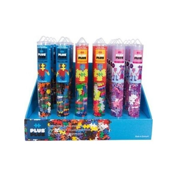 Plus Plus PLUS-PLUS DISPLAY TUBY BASIC/ GLITTER - 24 TUBY