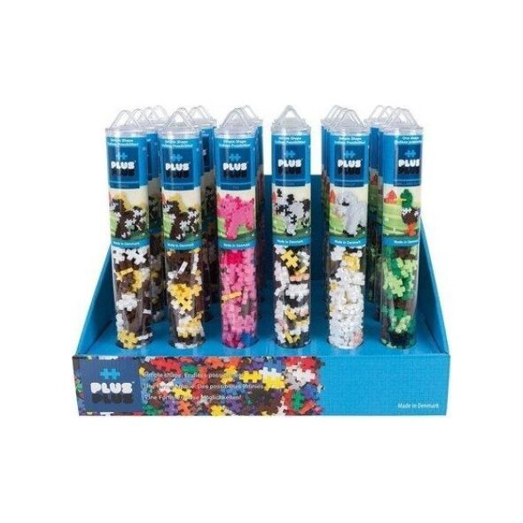 Plus Plus PLUS-PLUS DISPLAY TUBY FARMA - 24 TUBY