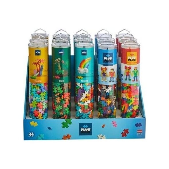 Plus Plus PLUS-PLUS DISPLAY TUBY MIX - 15 TUB